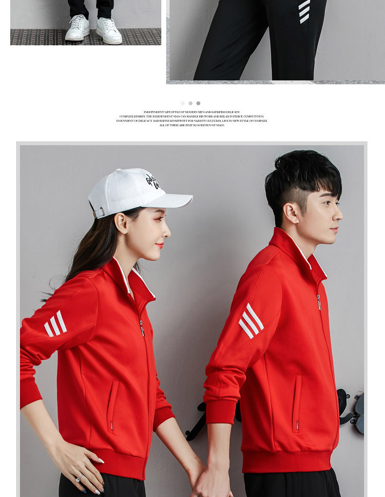 Casual running sports suit two-piece couple model KC3-1901