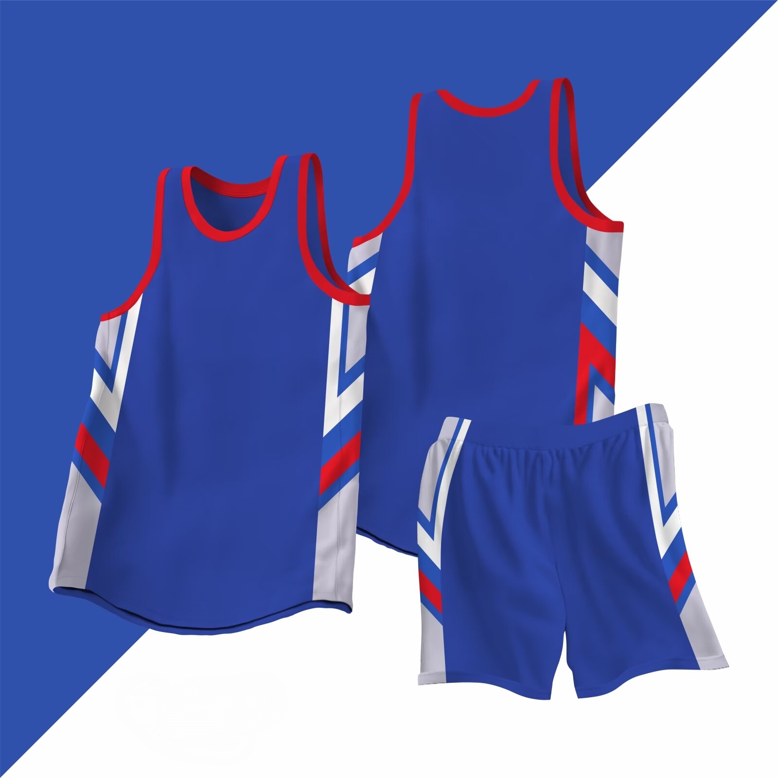 American style color matching basketball uniform suit GB12-227