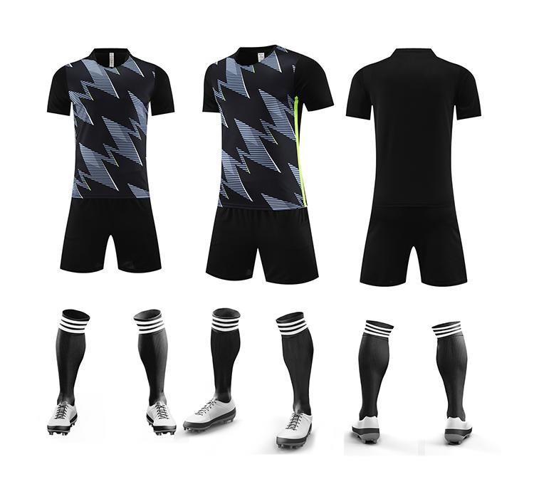 Breathable sports football training suit with double pockets 176-Z6005