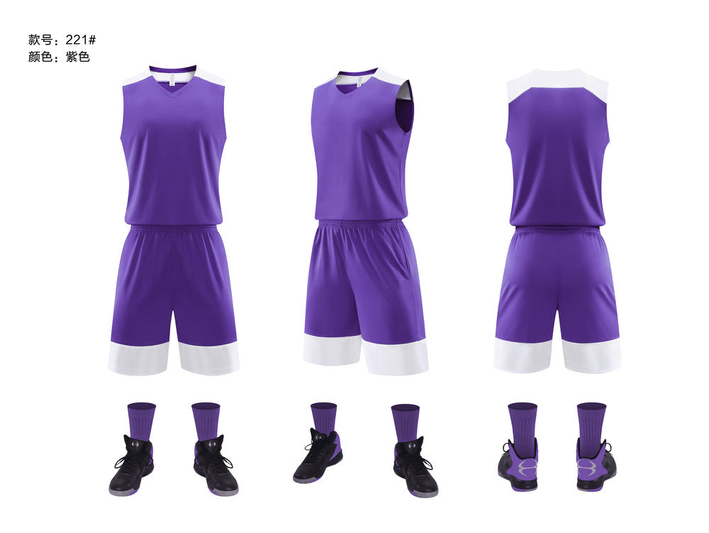 Comfortable sports training basketball uniform GY1-221