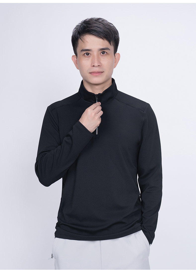 240g Mitong Lajia solid color long-sleeved T-shirt KD4-8886