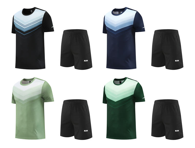 Round neck short sleeve T-shirt running sports training suit GB4-8805