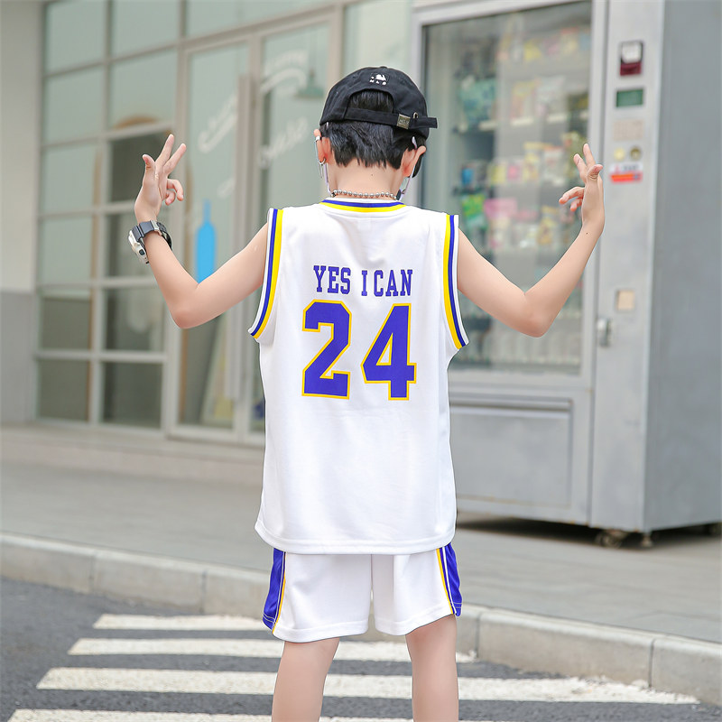 Children sports basketball vest suit GB1-035