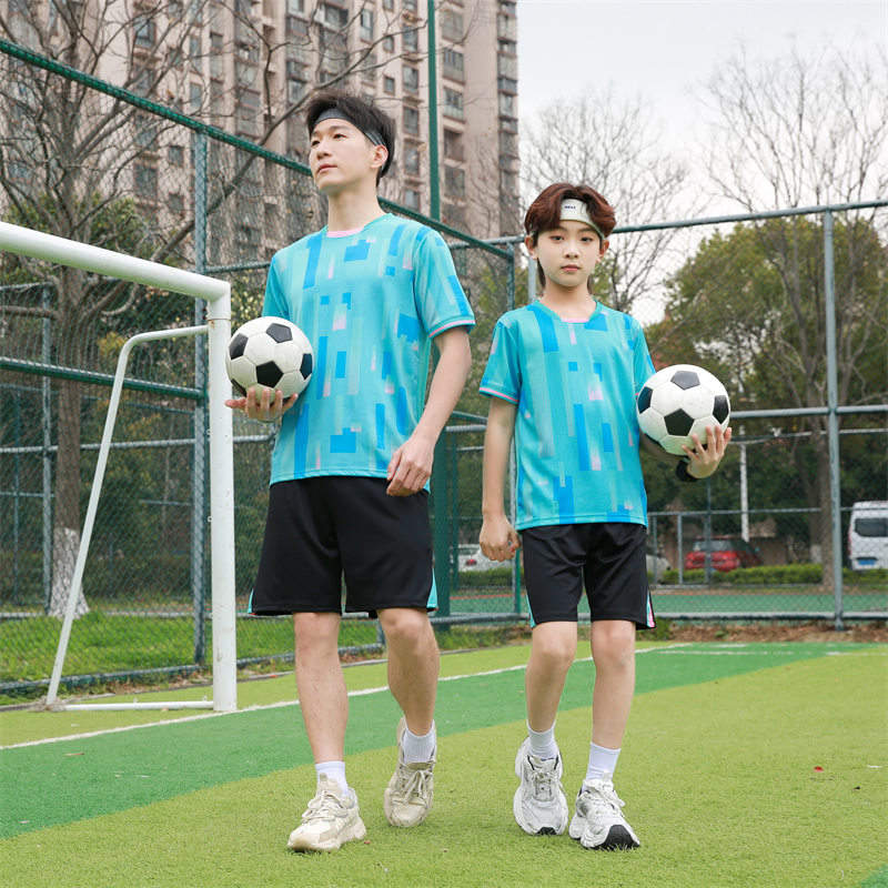 Children ice silk quick-drying running football training suit GB1-A009