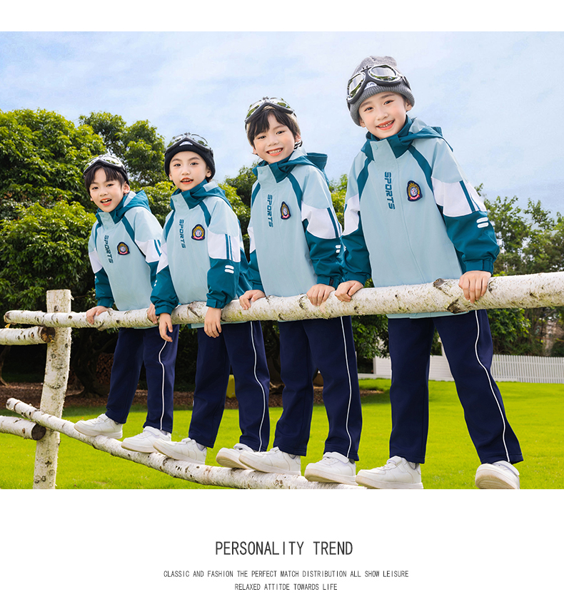 Tongqu companion primary and secondary school students jacket school uniform suit 216-9087