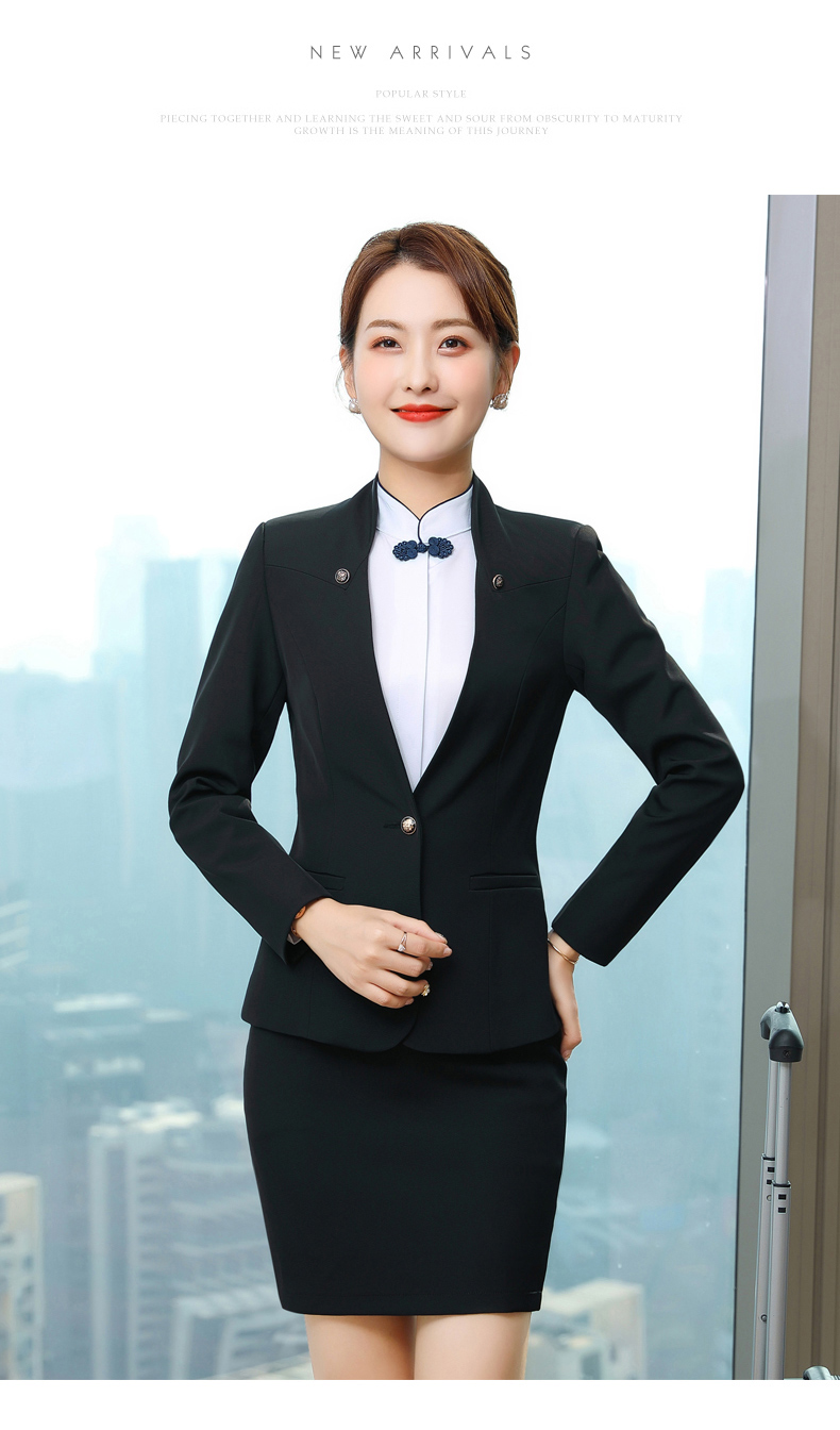 Intellectual, elegant, slim and atmospheric professional suit jacket 109-8806 jacket