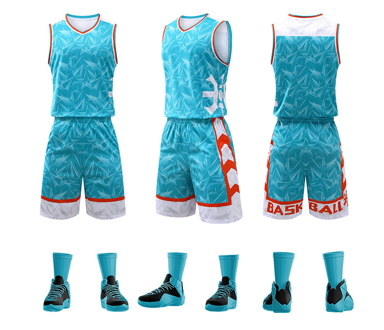 Sports quick-drying loose basketball suit G15-227 adult