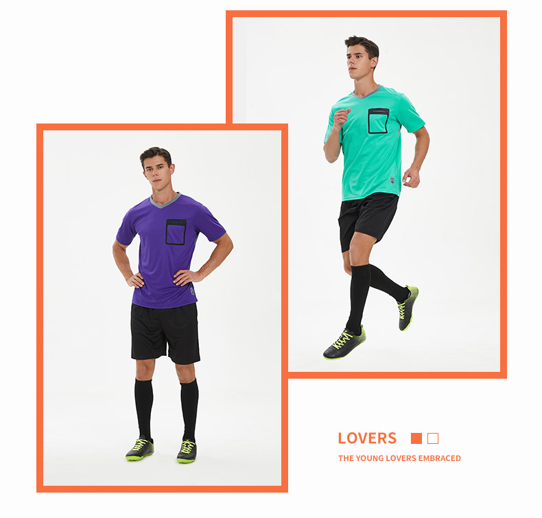 Comfortable football training suit short sleeve suit GR4-D8852