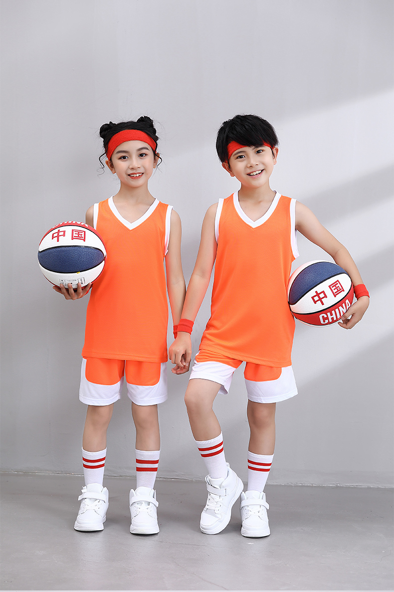 Microporous breathable perspiration training suit basketball suit GJ4-3805 children clothing