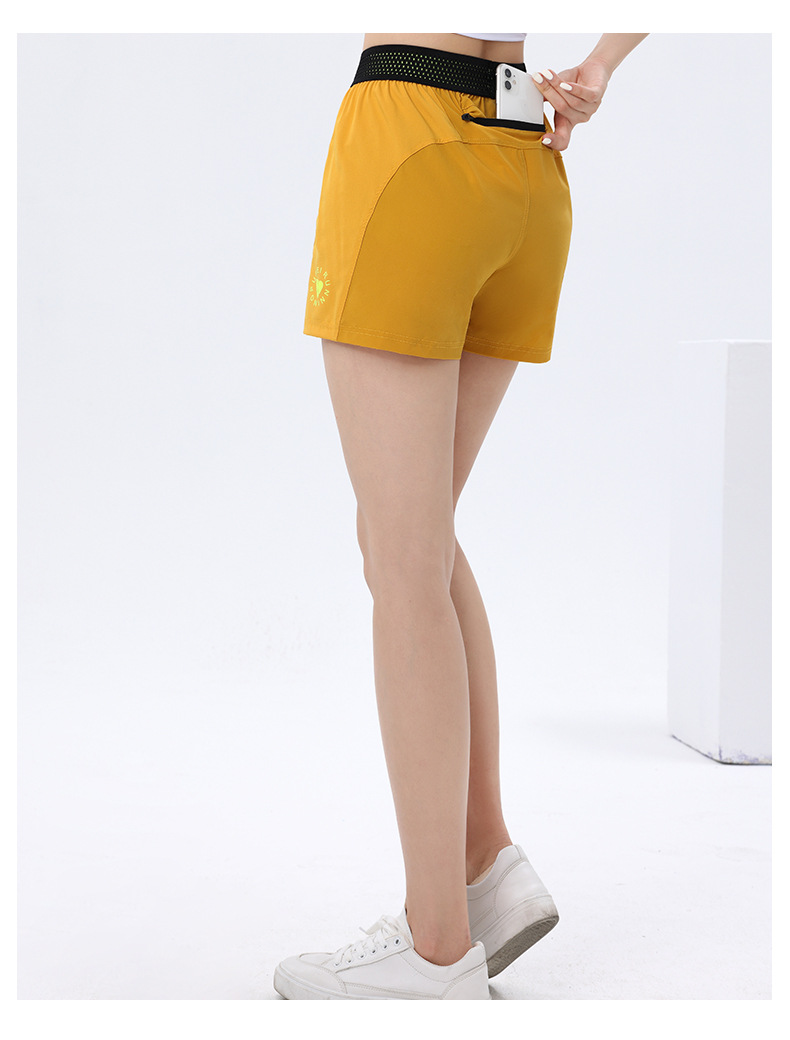 Nylon four-way stretch outdoor comfortable sports women shorts 176-B2207