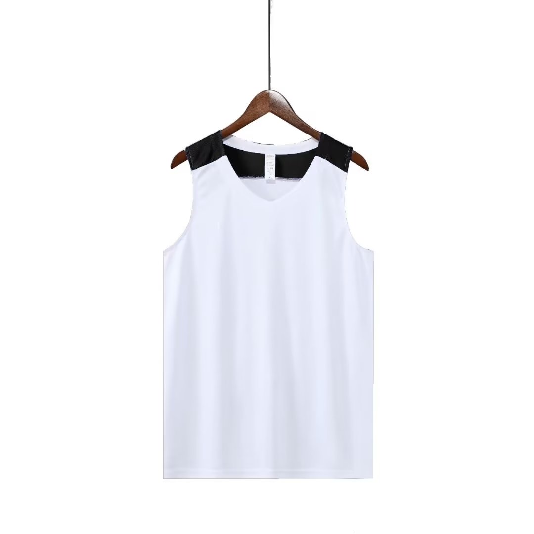 Color-blocked casual basketball uniform sports vest top GLT-6007