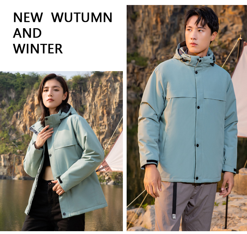 Outdoor warm single layer thick jacket 158-3066