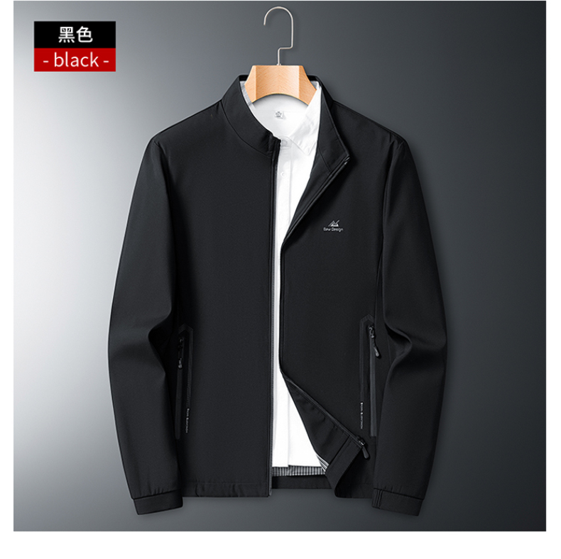 Spring and autumn business casual lapel jacket men coat KQ1-307