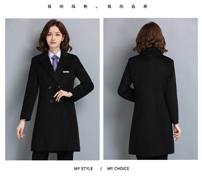 Commuter all-match woolen coat for women H27-809