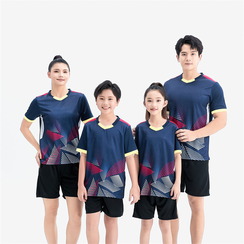 V-neck short-sleeved T-shirt sports training suit GB4-2006