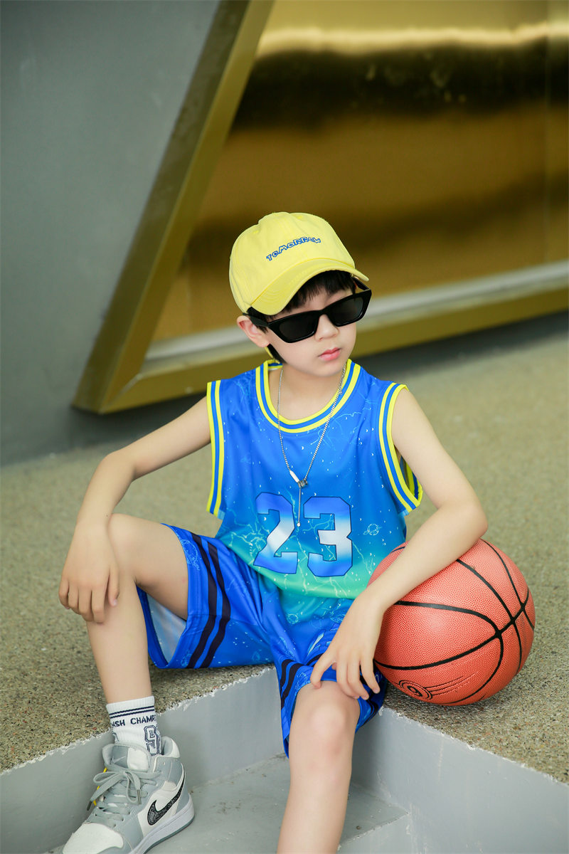 Children sports basketball vest suit GB1-119