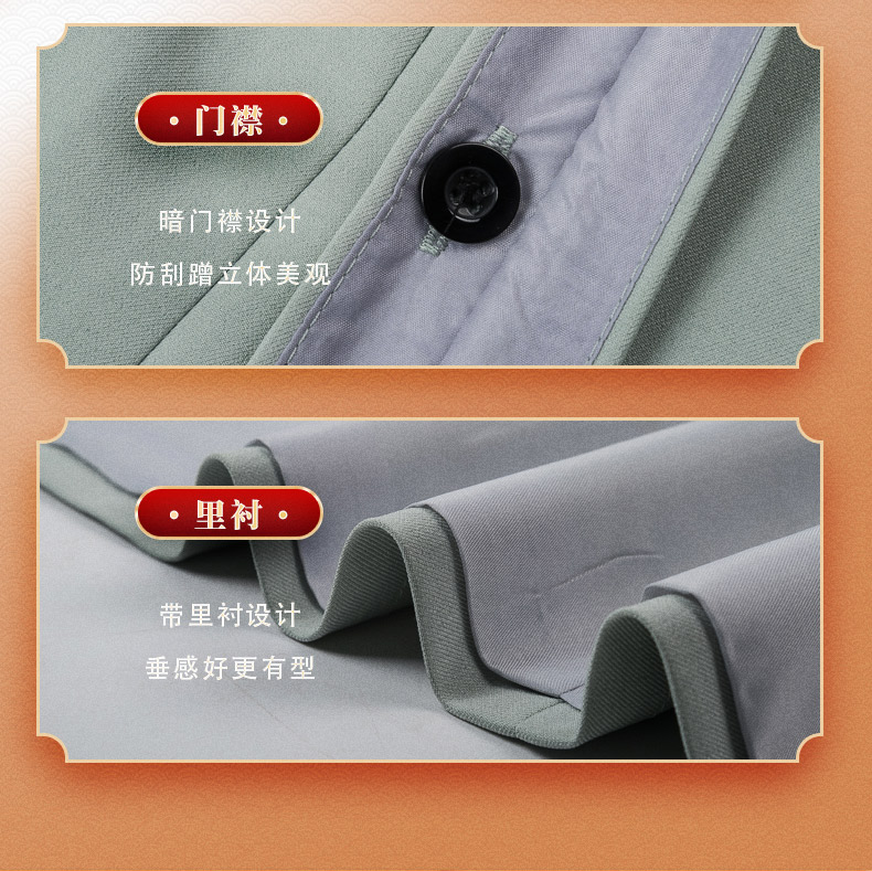 Three-button Xiangyun catering waiter work clothes H01-2022-32 female