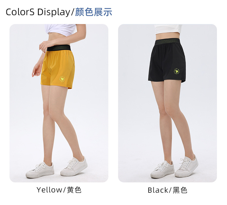 Nylon four-way stretch outdoor comfortable sports women shorts 176-B2207