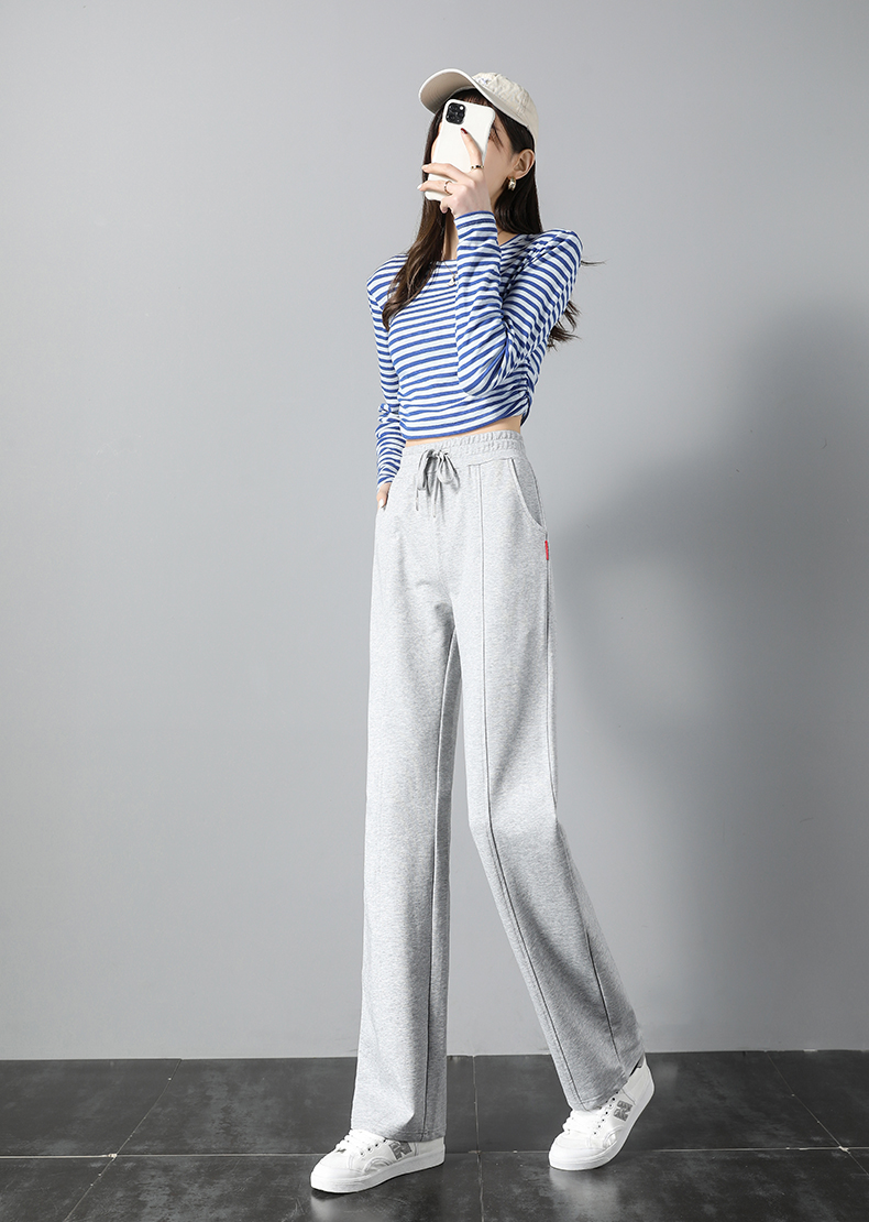 Loose straight slim drape straight trousers G32-XZ95239