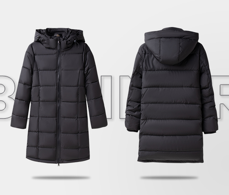 Business thick down jacket mid-length women model DY7-252 women model