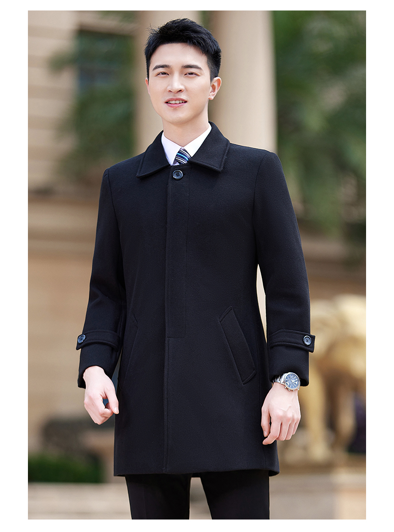 Business mid-length woolen coat for men DY7-1891A