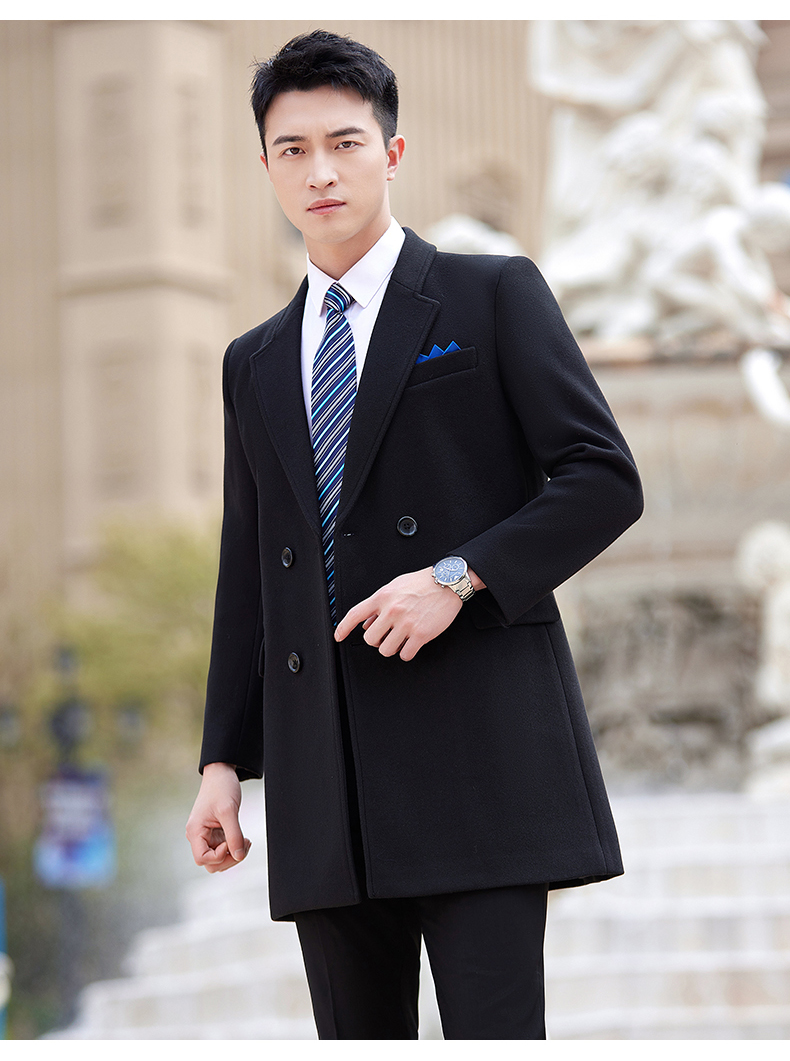 British style business slim woolen coat for men DY7-2333A for men