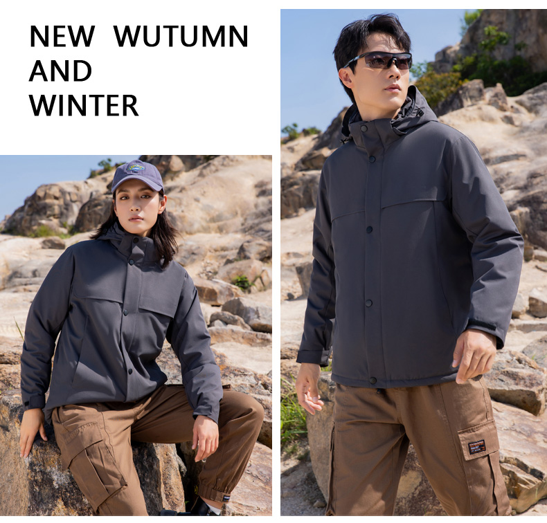 Outdoor warm single layer thick jacket 158-3066