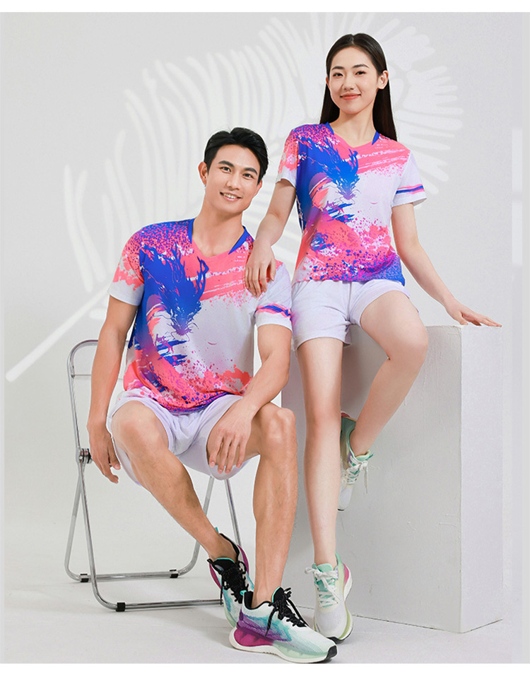 Table tennis, badminton and volleyball new breathable quick-drying sports competition clothing single top GB8-8904 women