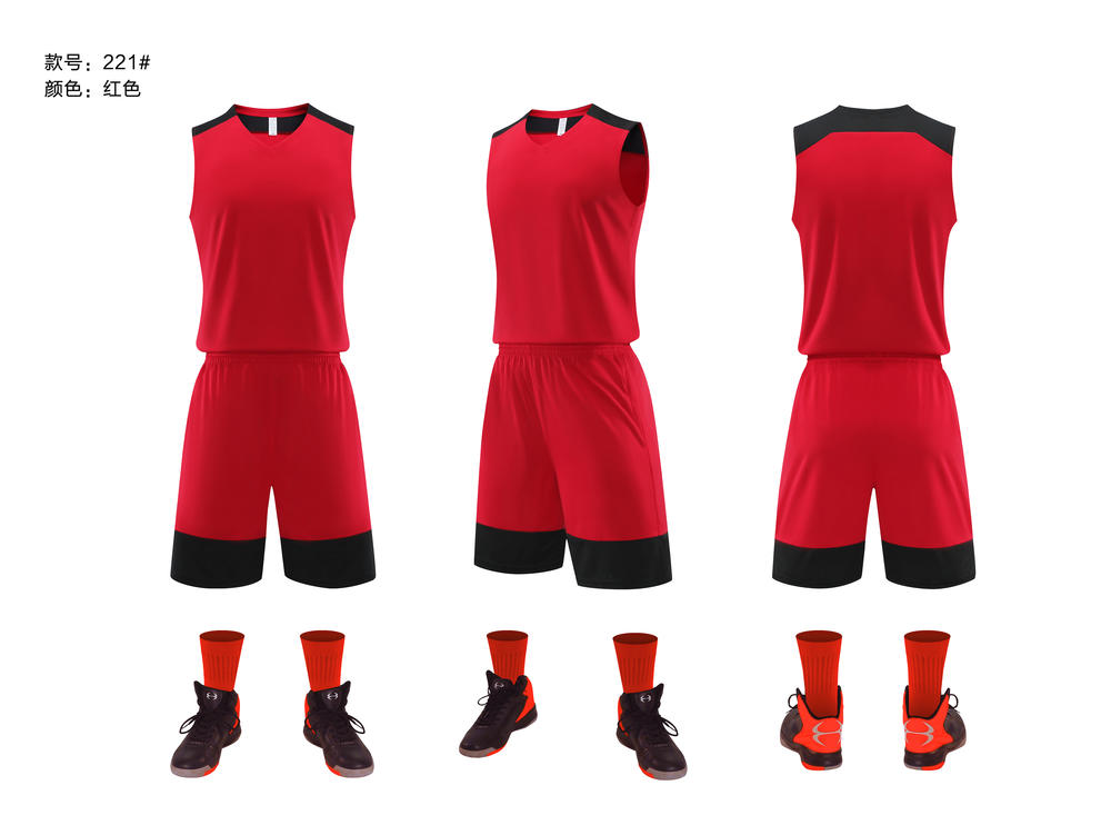 Comfortable sports training basketball uniform GY1-221