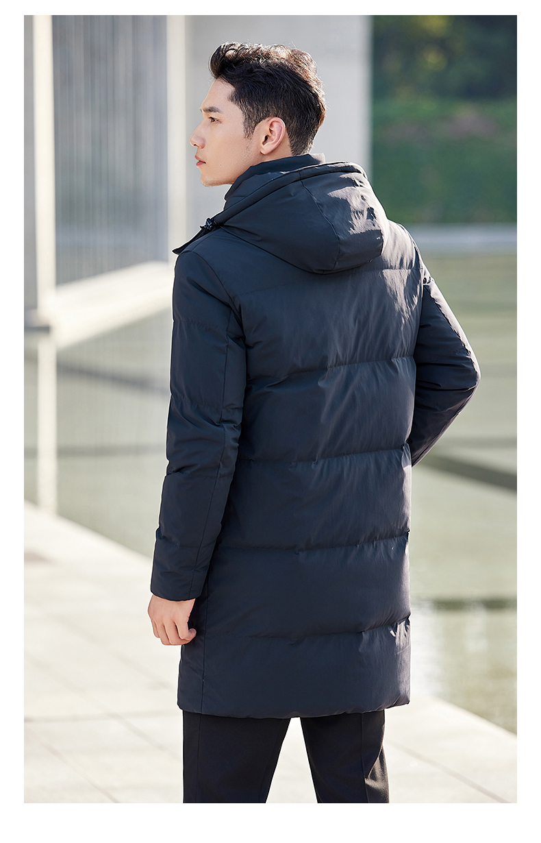 Men and women mid-length thick down jacket DJ1-88013