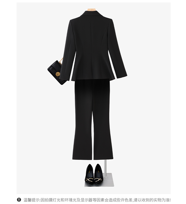 Solid color professional suit pants for women 134-8133 trousers