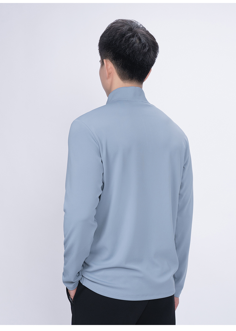 240g Mitong Lajia solid color long-sleeved T-shirt KD4-8886