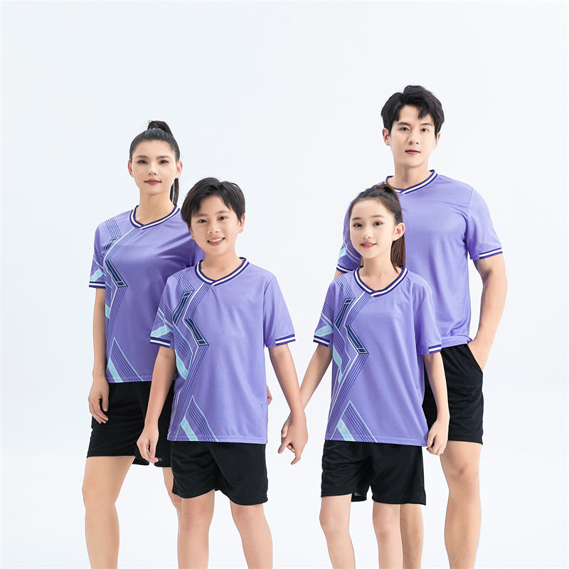 V-neck short-sleeved T-shirt sports training suit GB4-2016