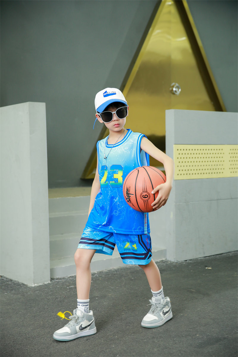 Children sports basketball vest suit GB1-119