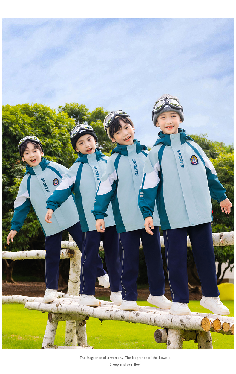 Tongqu companion primary and secondary school students jacket school uniform suit 216-9087