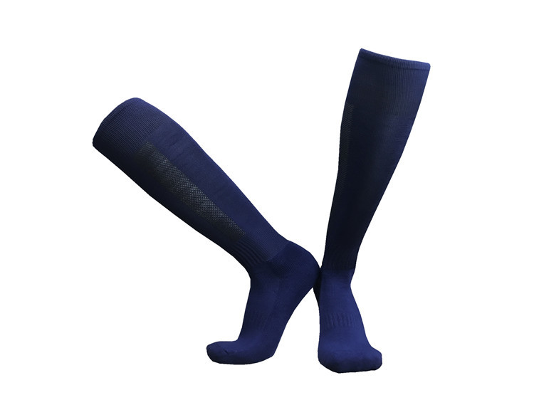 Towel-bottom solid color mid-length football socks for adults GY9-CTM005