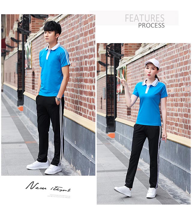 Short-sleeved sports suit universal style KA-1388