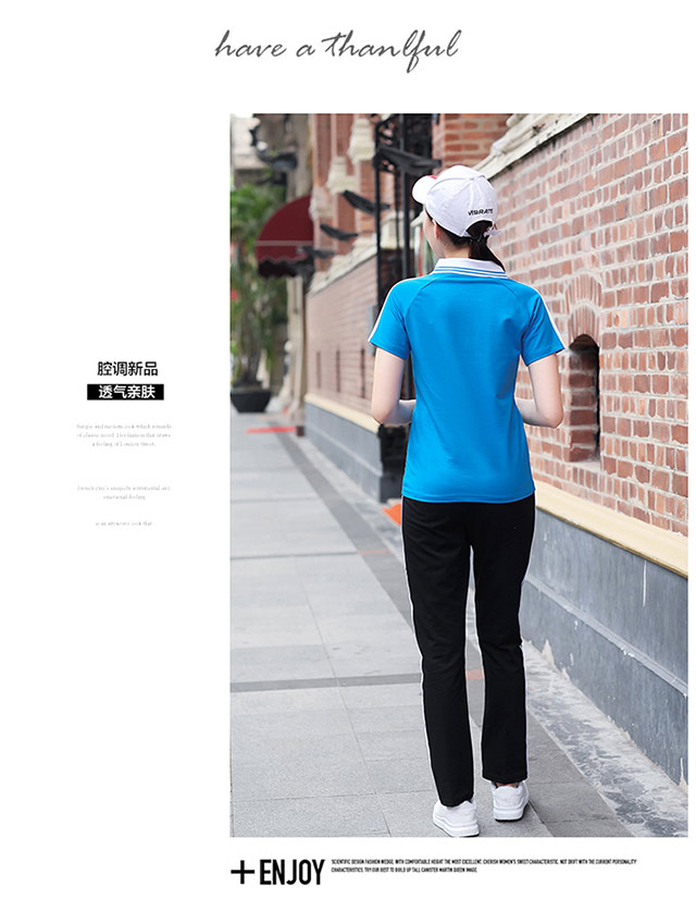 Short-sleeved sports suit universal style KA-1388