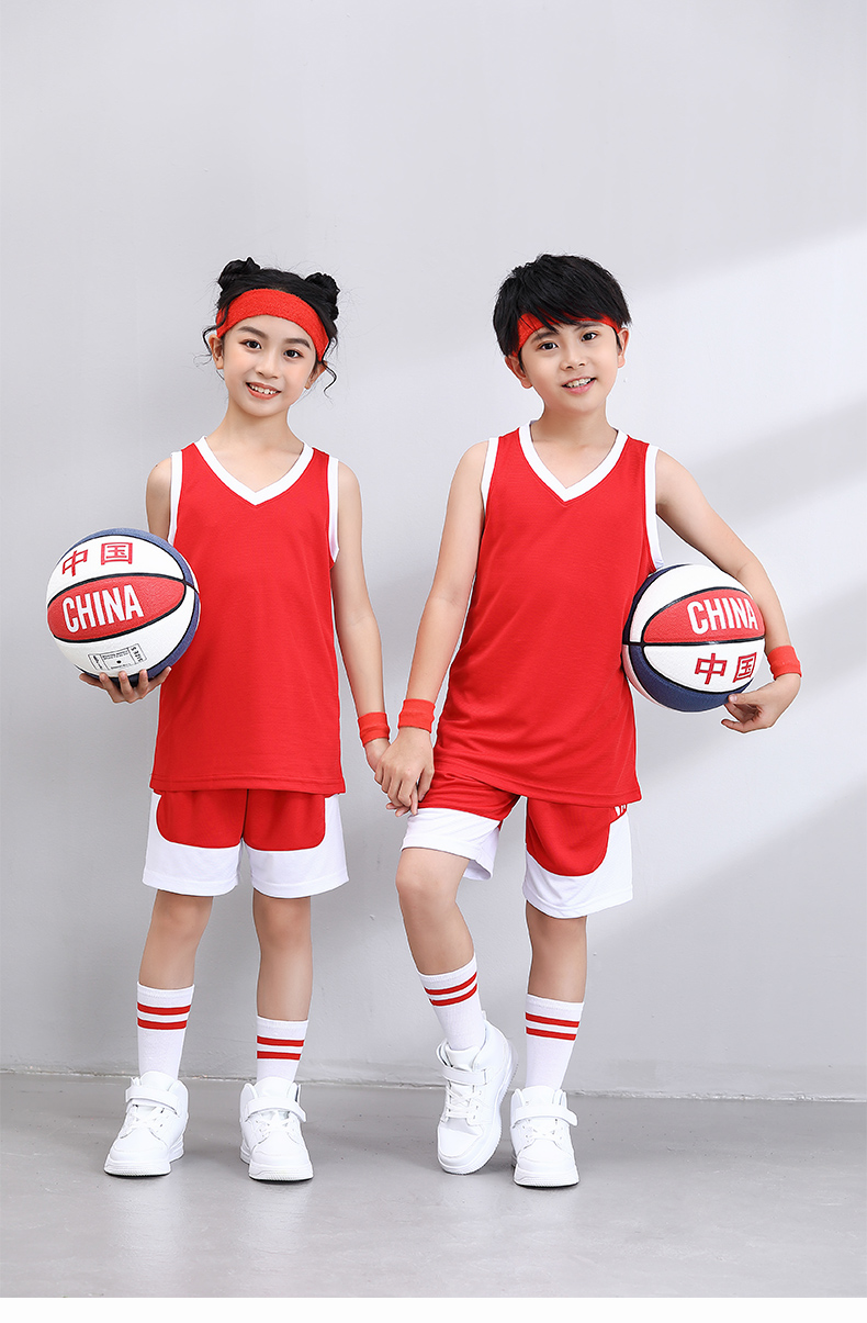 Microporous breathable perspiration training suit basketball suit GJ4-3805 children clothing