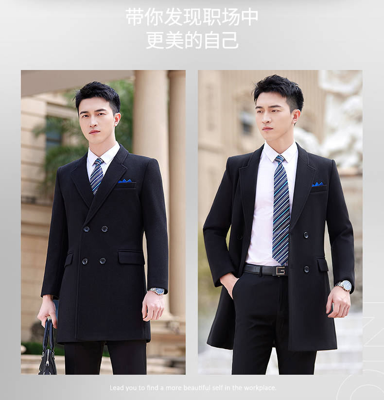 British style business slim woolen coat for men DY7-2333A for men