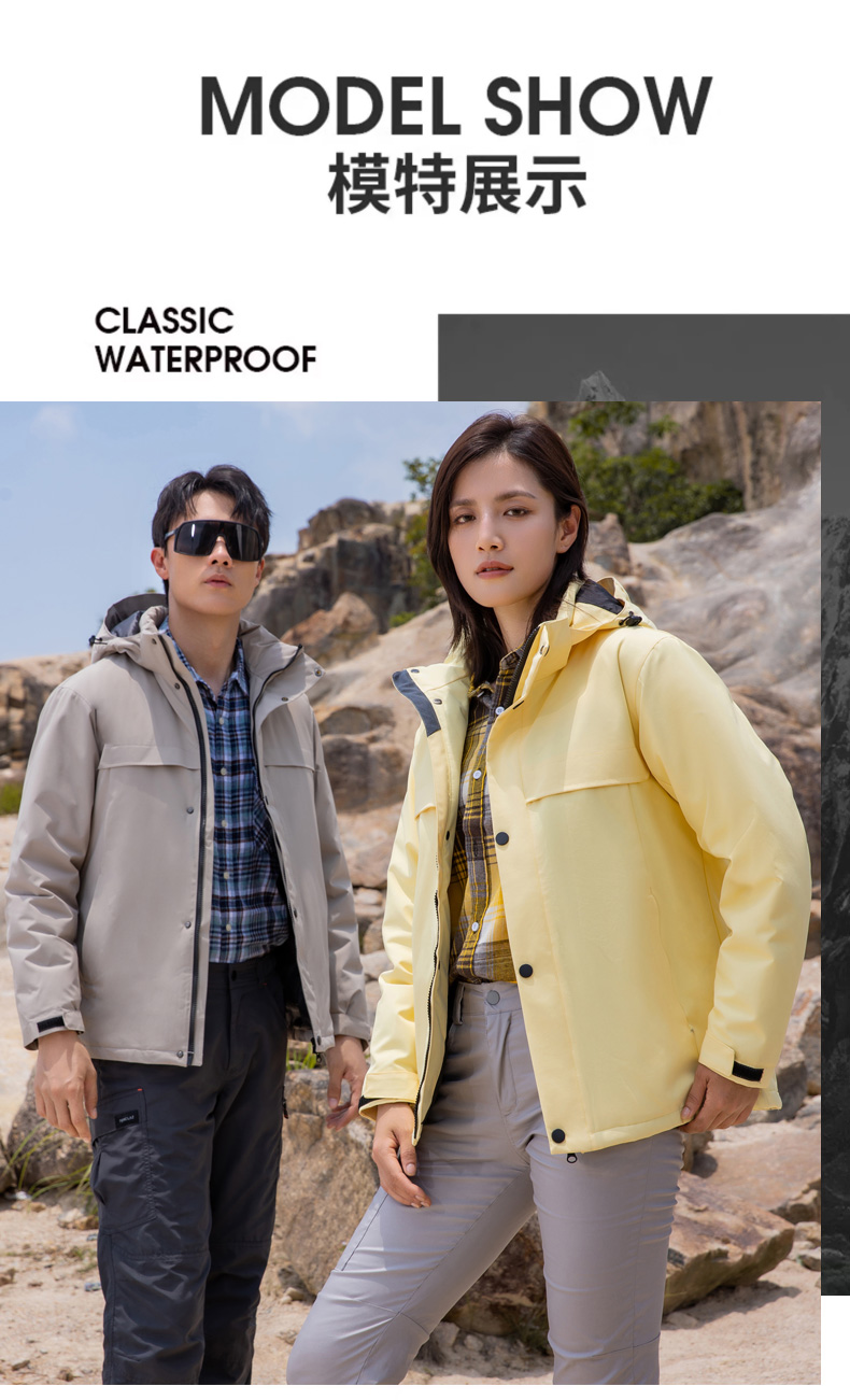 Outdoor warm single layer thick jacket 158-3066