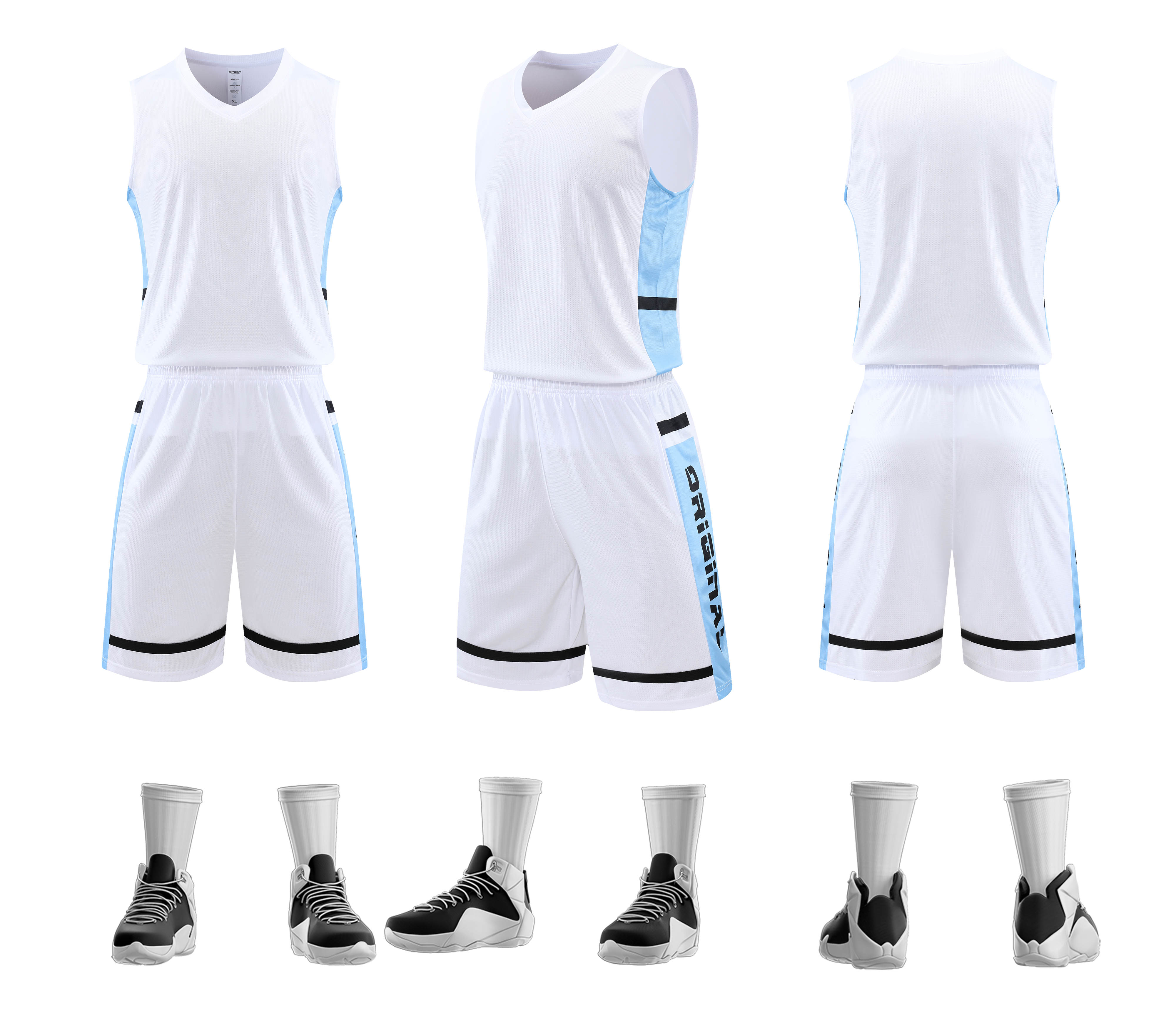 Breathable sweat-absorbent sports vest basketball uniform suit GB7-2215