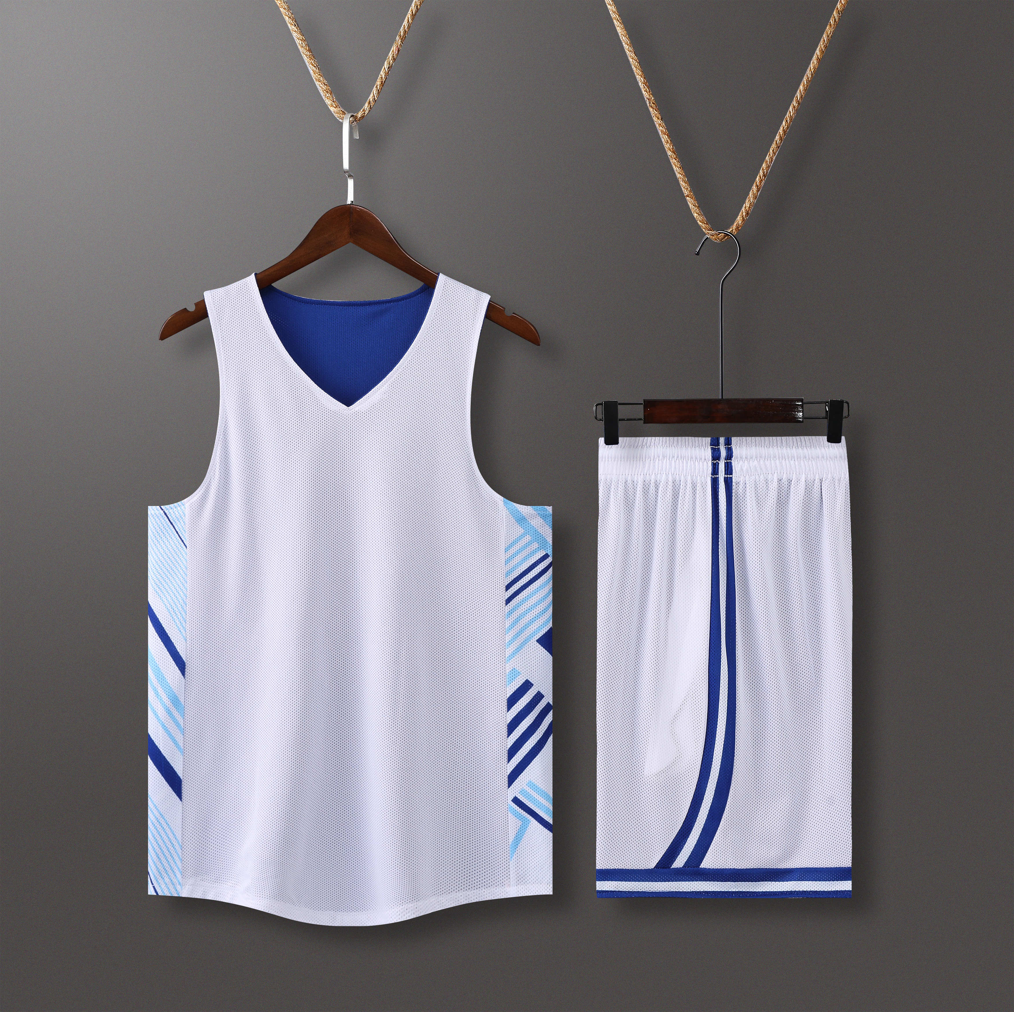 American style breathable casual double-sided vest basketball uniform suit GB9-2026