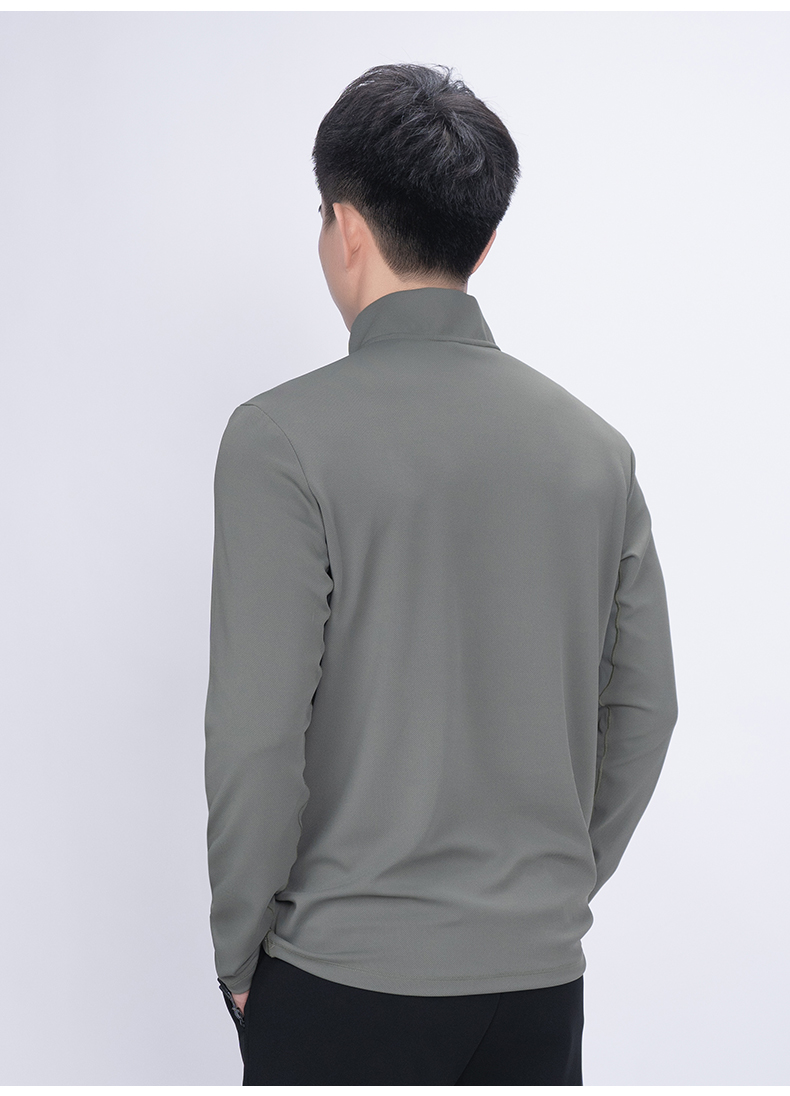 240g Mitong Lajia solid color long-sleeved T-shirt KD4-8886