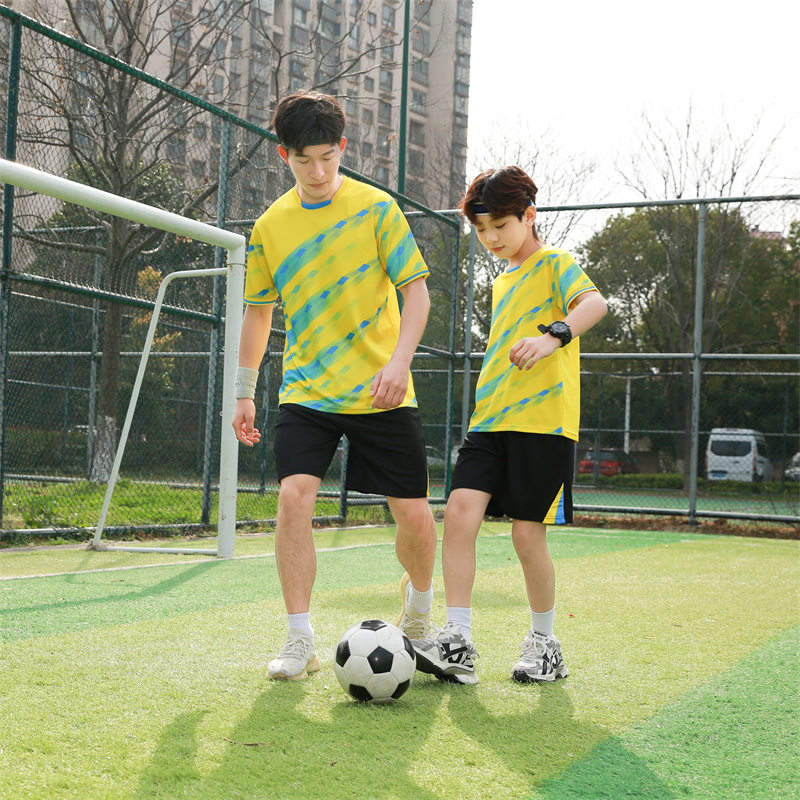 Children ice silk quick-drying running football training suit GB1-A010