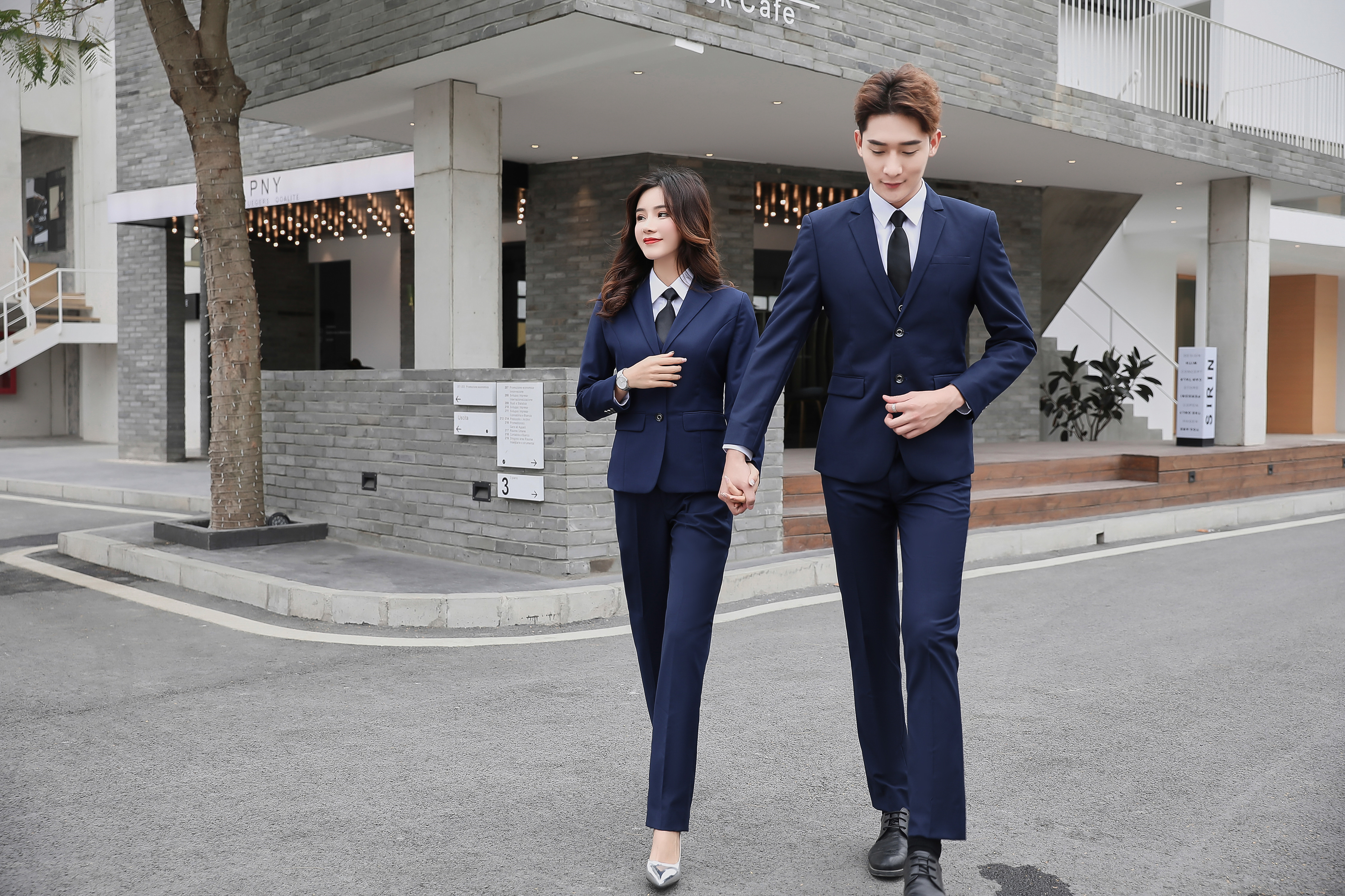 Business slim straight trousers for men and women 180-158 trousers