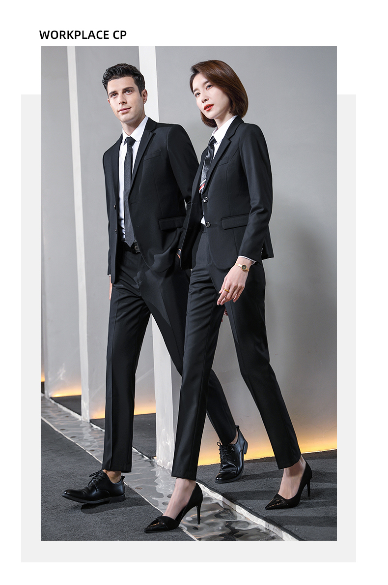 Thick slim fit business commuter suit trousers 81-8830 trousers