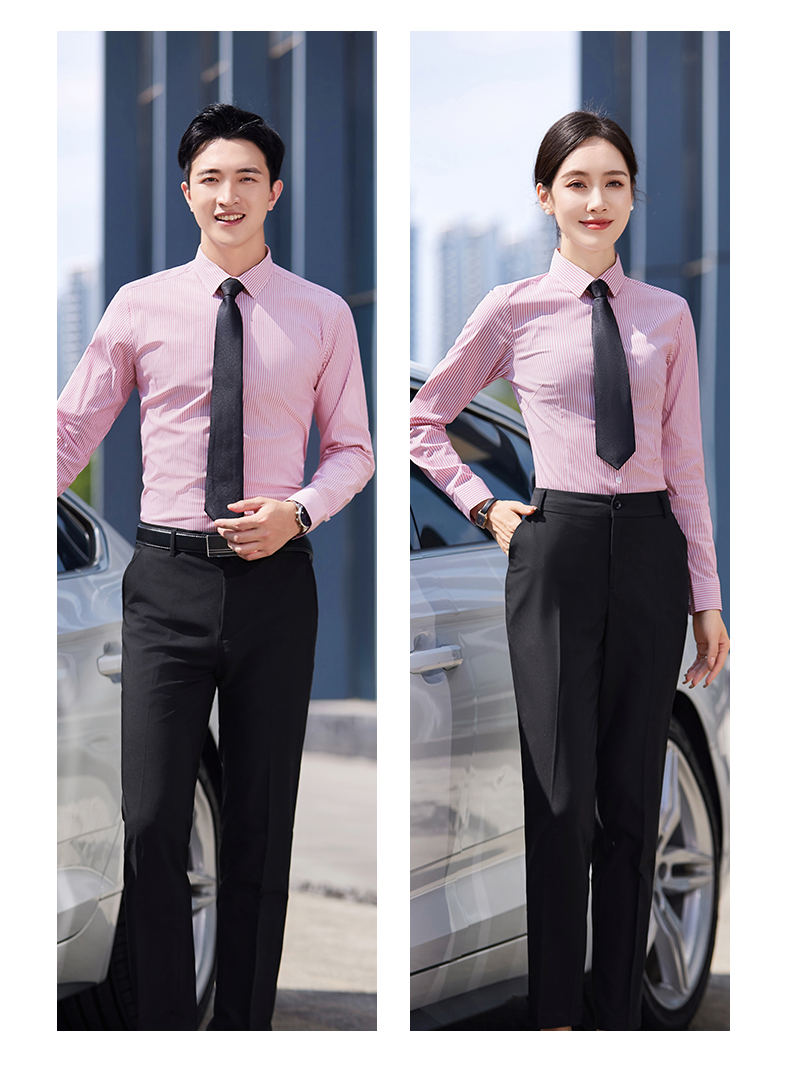 Business workplace white-collar casual short-sleeved shirt DY1-TL021 short-sleeved shirt female V-neck