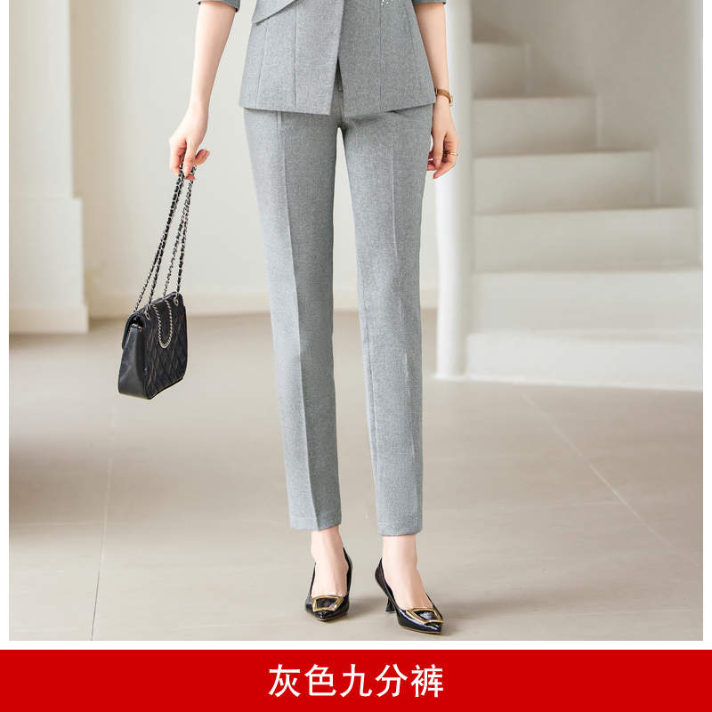 OL workplace commuting casual suit set nine-point pants DY3-536K