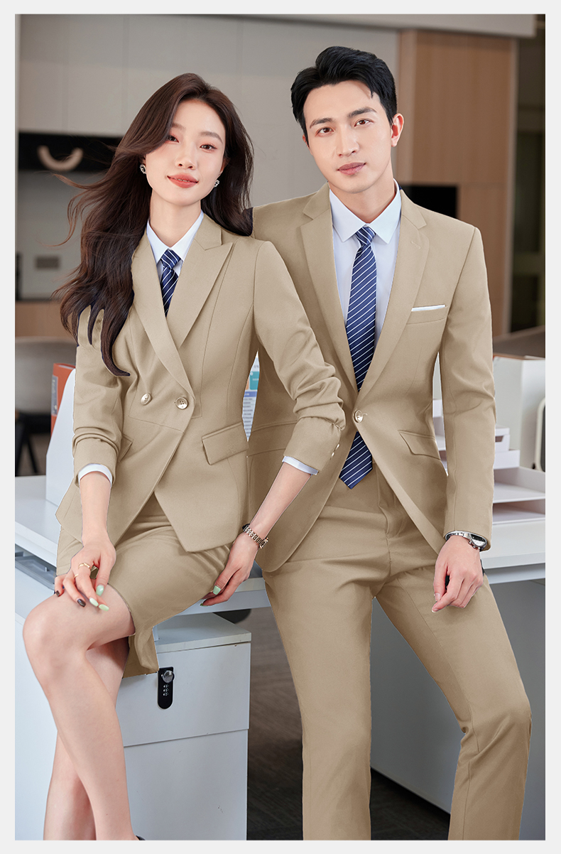 Professional business suit men one-button thickened serge suit two-piece suit DY1-YR610 one-button men jacket + trousers